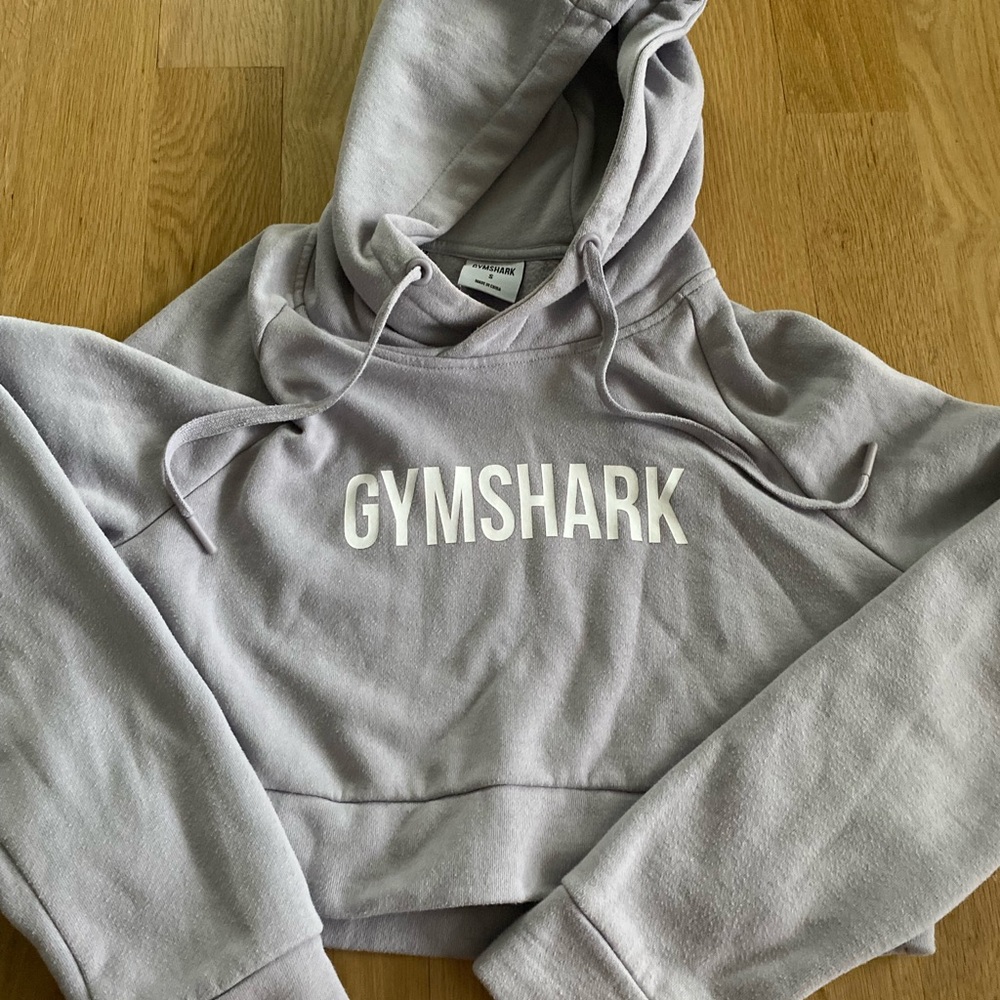 Gymshark Purple Crop Sweatshirt